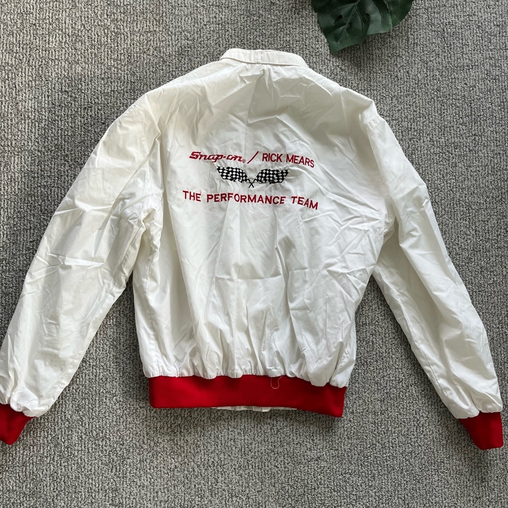 Vintage Racing Jacket “Rick Mears” Snap On